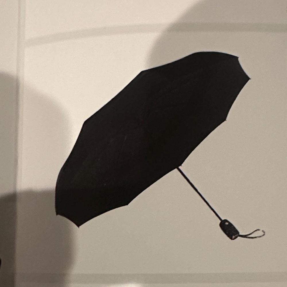 Black Umbrella - Windproof with Lifetime Replacement Guarantee